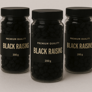 Premium Imported Black Raisins  - 200 Gms